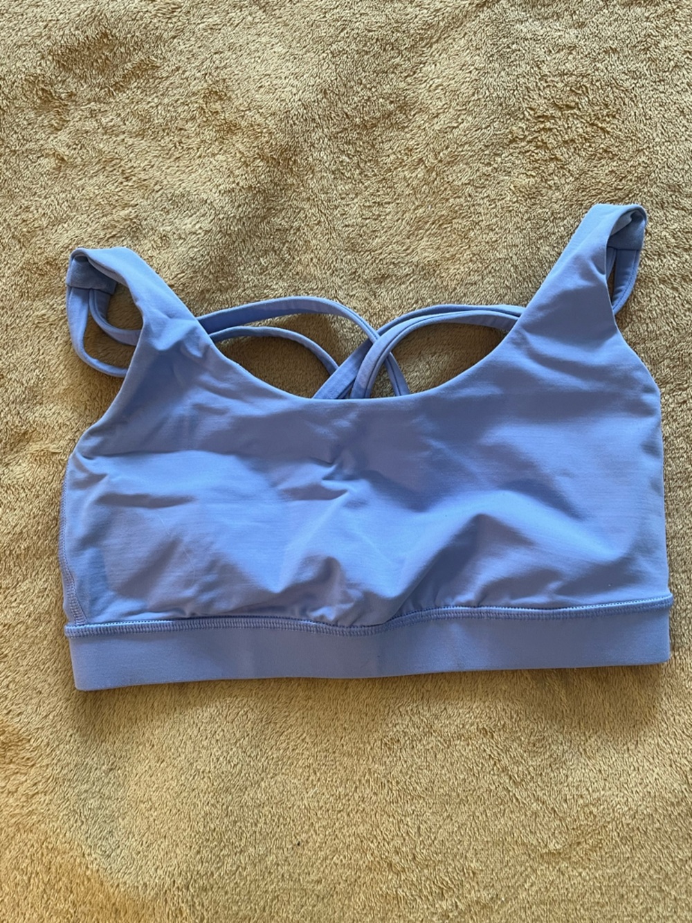 lululemon athletica Lavender Blue Strappy Sports Bra